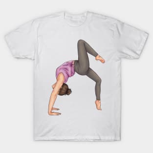 Yoga Wheel Pose T-Shirt